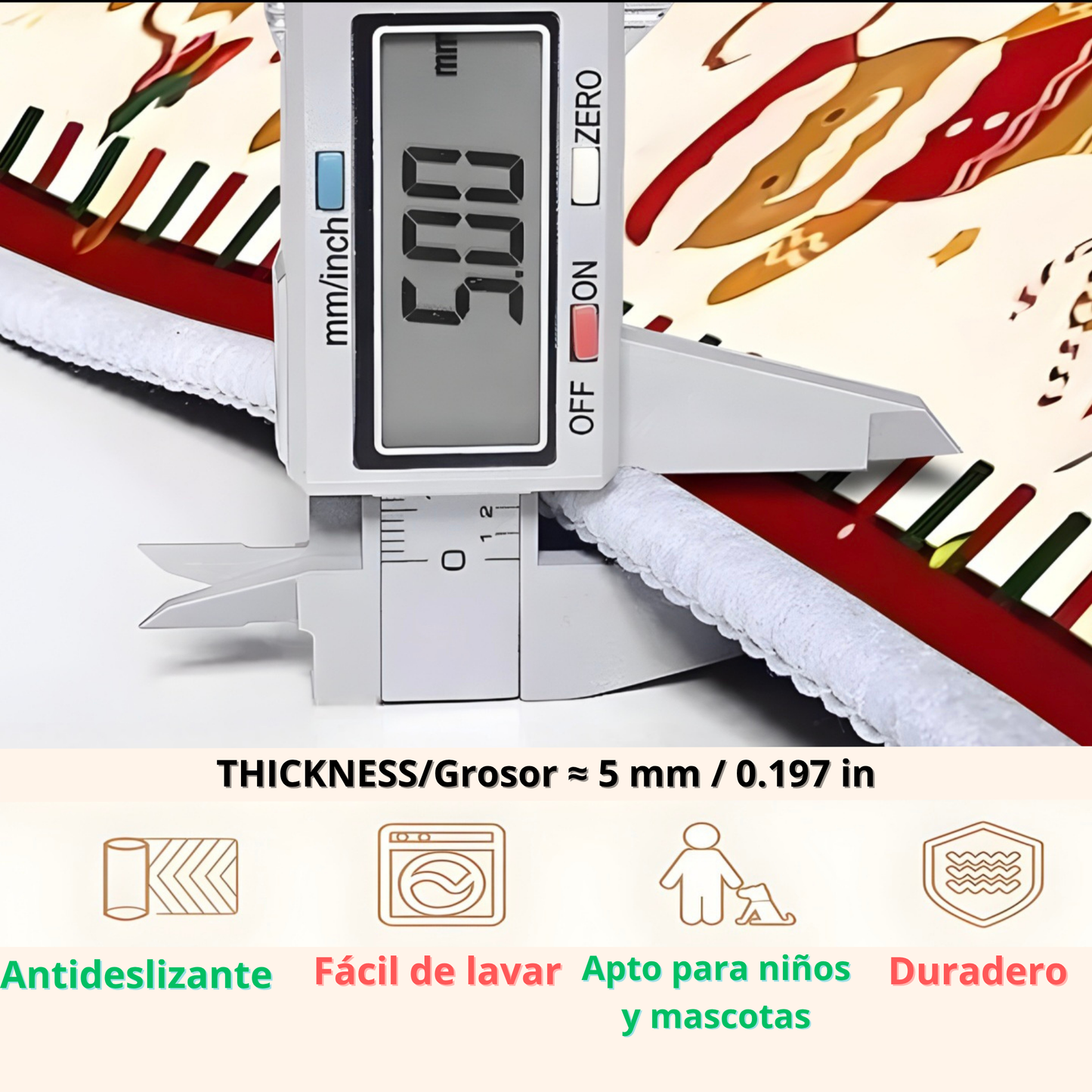 Alfombra de galletitas encantadas